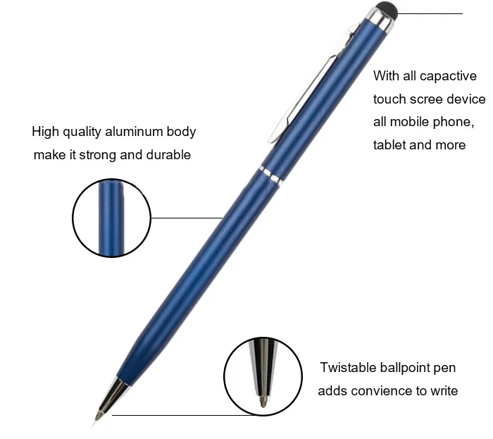 Eco Friendly Advertising Non Ballpoint Pen With Stylus Buy Non