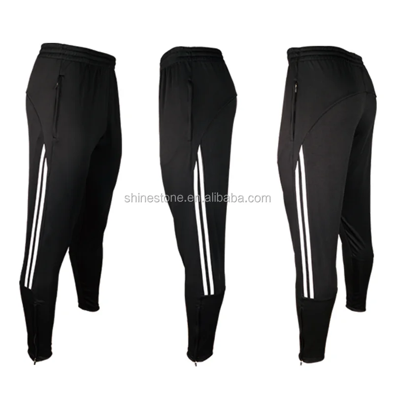 

Men Soccer Pants Wholesale Uniforms Pants Sports Trousers Custom Football Training Pants Black white, Black blue black green black white
