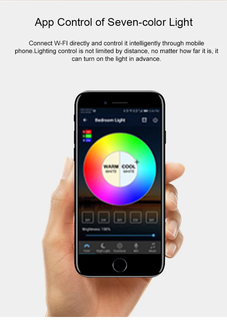 Smart Bulb Color Change Rgbw 11w Wifi Smart Home Bulb Work With Alexa