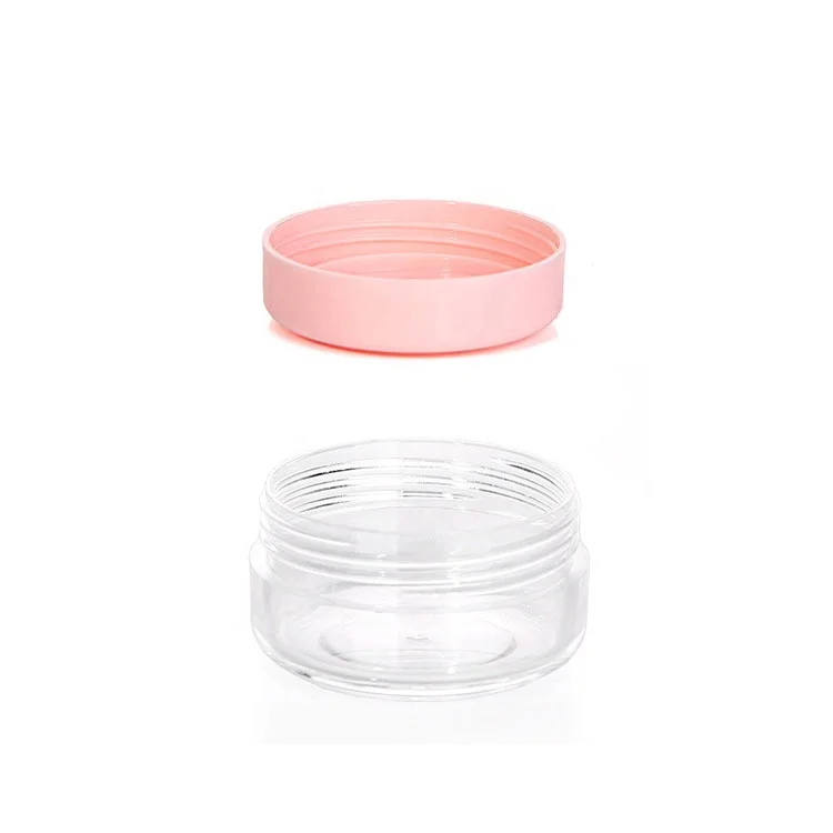 
10ml 15ml 20ml instock plastic mini cosmetic jar cream container powder case 