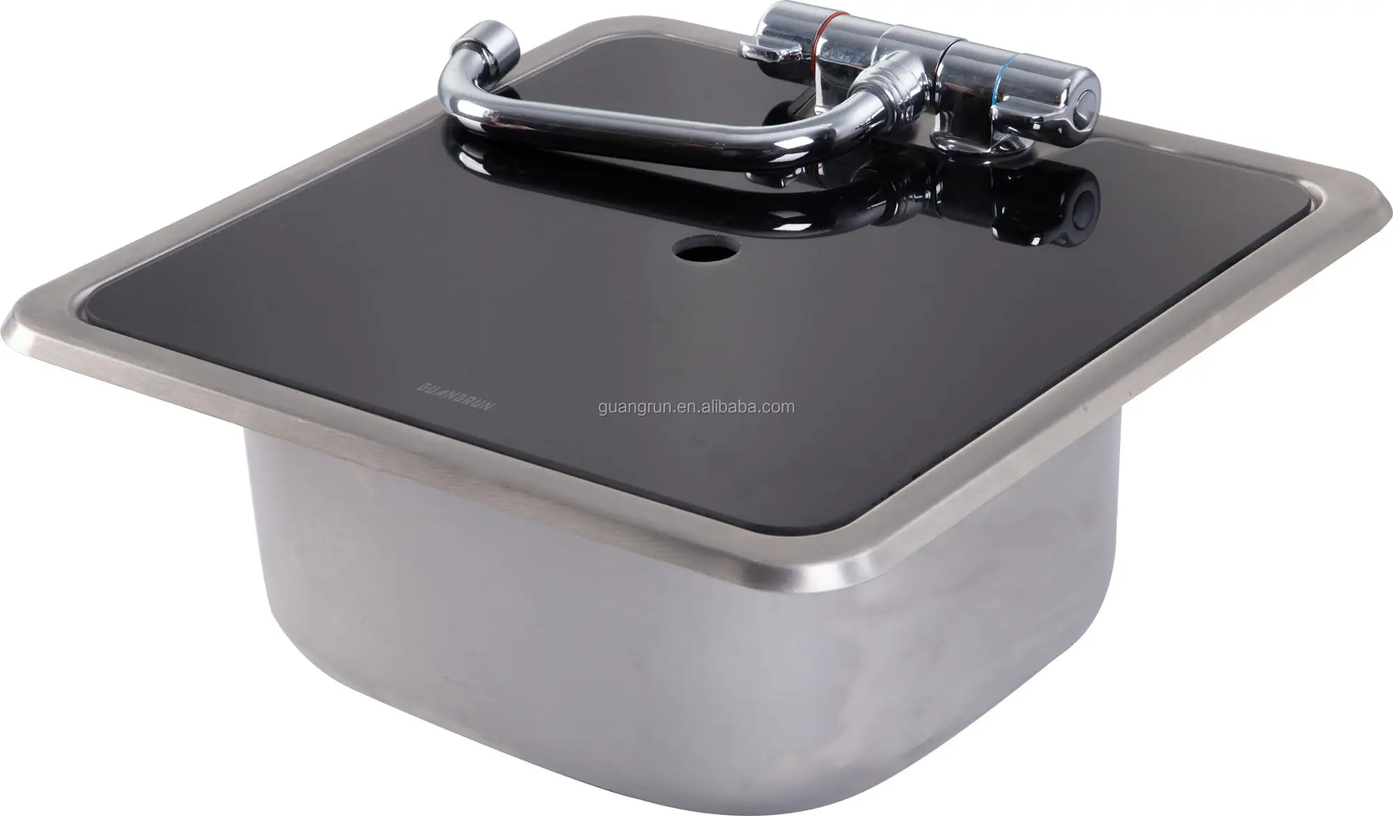 Dometic Type Stainless Steel Rectangular Hand Wash Basin Rv Sink With