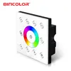 P7 AC85V-265V 4 zones control wall mounted dmx 512 rgb led touch panel controller
