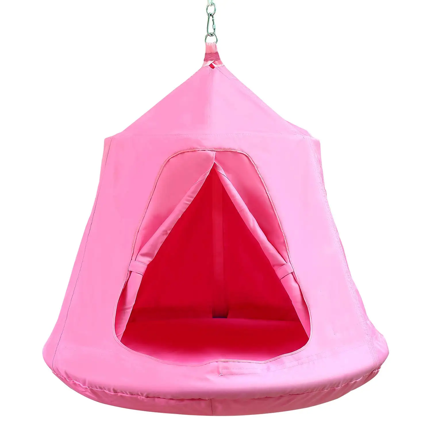 Portable Hanging Tree Tent Hammock Chair With Led Decoration Lights ...