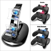 

Double USB Charger Dock Station for xbox one controller,USB Dual Controller Charging Stand with LED light for xbox one gamepad