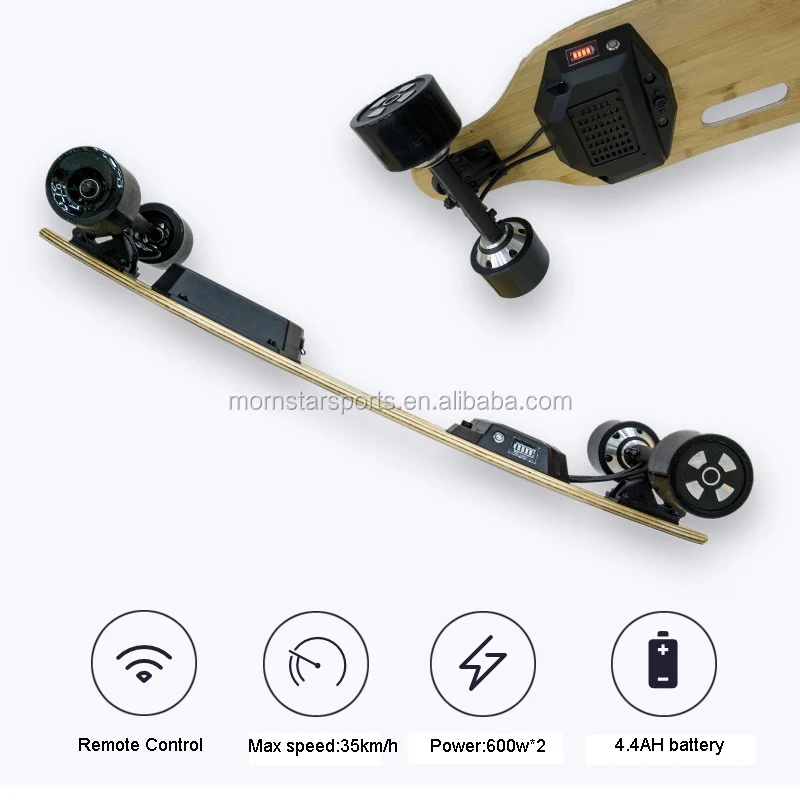 Adult Electric Longboard Motorized Electric Skateboard With Wireless