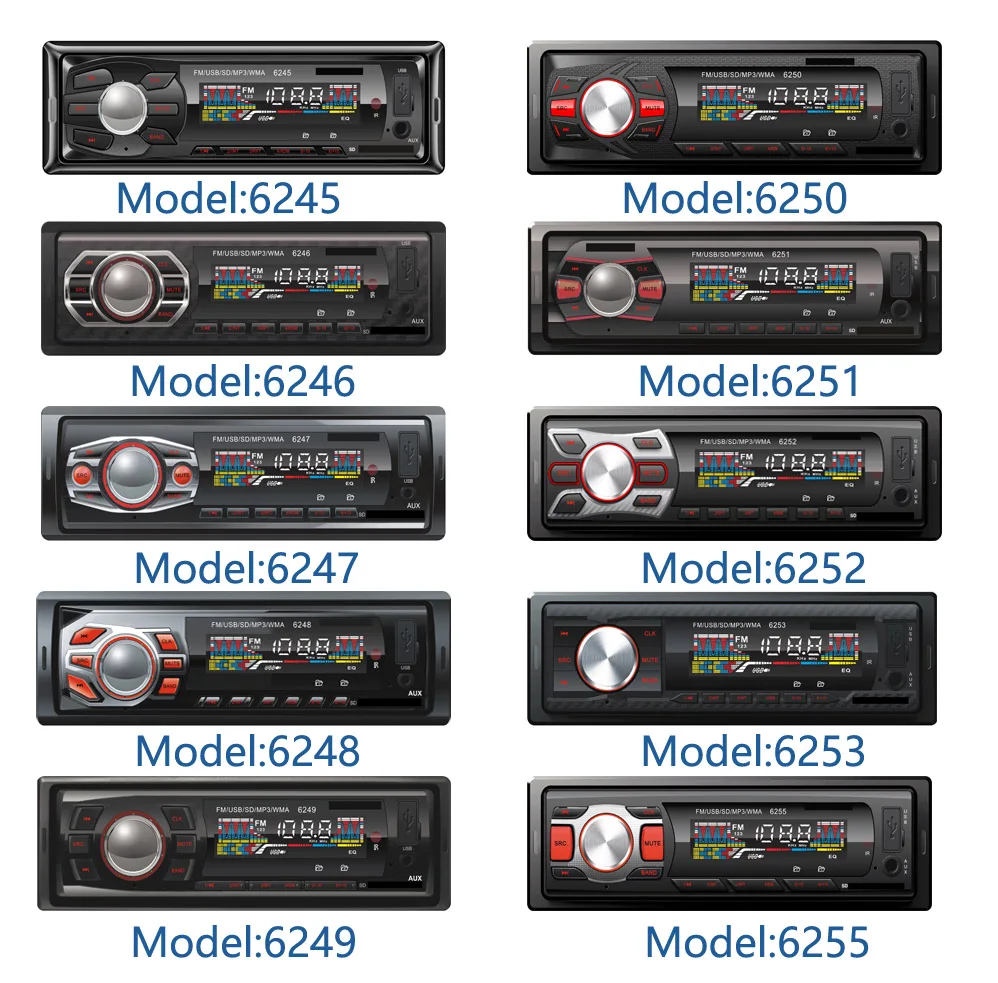 High Quality Car Mp3 Audio Player Car Radio With Remote Control Usb Sd