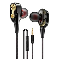 

4D sport Earphones Bass Stereo Headset In ear headphones with microphone