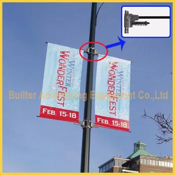 Light Pole Flag Sign Holder For Pole Banner