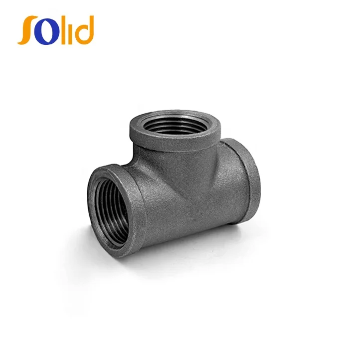 China Hot DIp Threaded Galvanized Black Malleable Iron Pipe Fittings