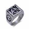 Personalized Men Ring Casting Mold Freemason Masonic Ring