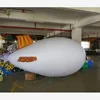 big inflatable helium hydrogen led blimp / inflatable white airship balloon