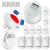 New KR 2.4G WIFI TFT Color Display Long-range Wireless fire smart burglar alarm system