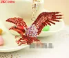High quality fashion alloy custom originality lanneret full rhinestone keychain
