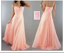 2016 frete grátis! Nova chegada preço barato! Em estoque! 100% qualidade Beading Chiffon rosa vestidos WLF1080