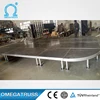 Easy disassembly 1.22x1.22m,1.22x1.44m plexiglass platform riser
