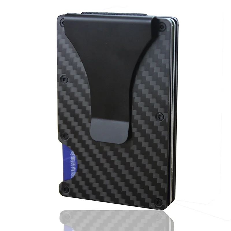 

2019 Upgraded Version rfid blocking card wallet carbon fiber slim wallet, Various colors available