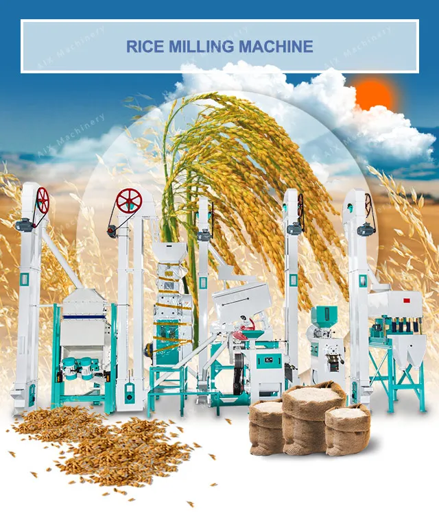 Whole Set Automatic Rice Milling Machine/paddy Rice Mill Plant/rice