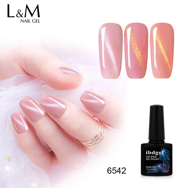 

ibdgel brand organic cat eyes gel nail polish nude colors nail gel polish factory