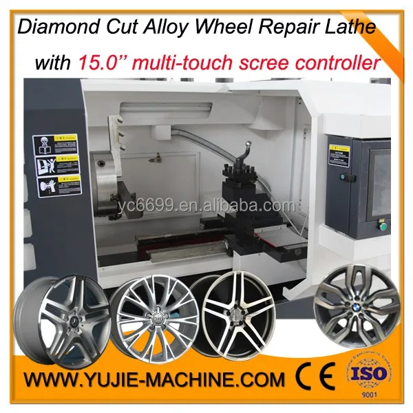 
26inch AWR26 automatic probe wheel and rims repair lathe machine 