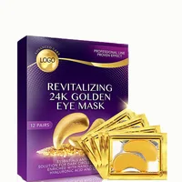 

Private label Hydrogel Collagen Under Eye Patch 24k Gold Crystal Collagen Gold Powder Eye Mask