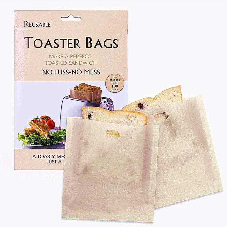 6 Unidades Antiadherente Bolsa de Horno Resistente al Calor Reutilizable Anlising para tostadora Antiadherente