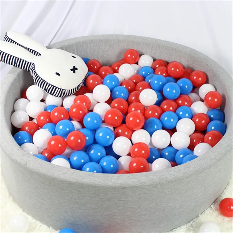 Wholesale Red White Blue Color Plastic Ball Pit Balls/ocean Balls For ...