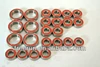 High Performance TEAM LOSI RC CAR LST W/STEERING AND SPIN ceramic bearing kits with different rubber seal color