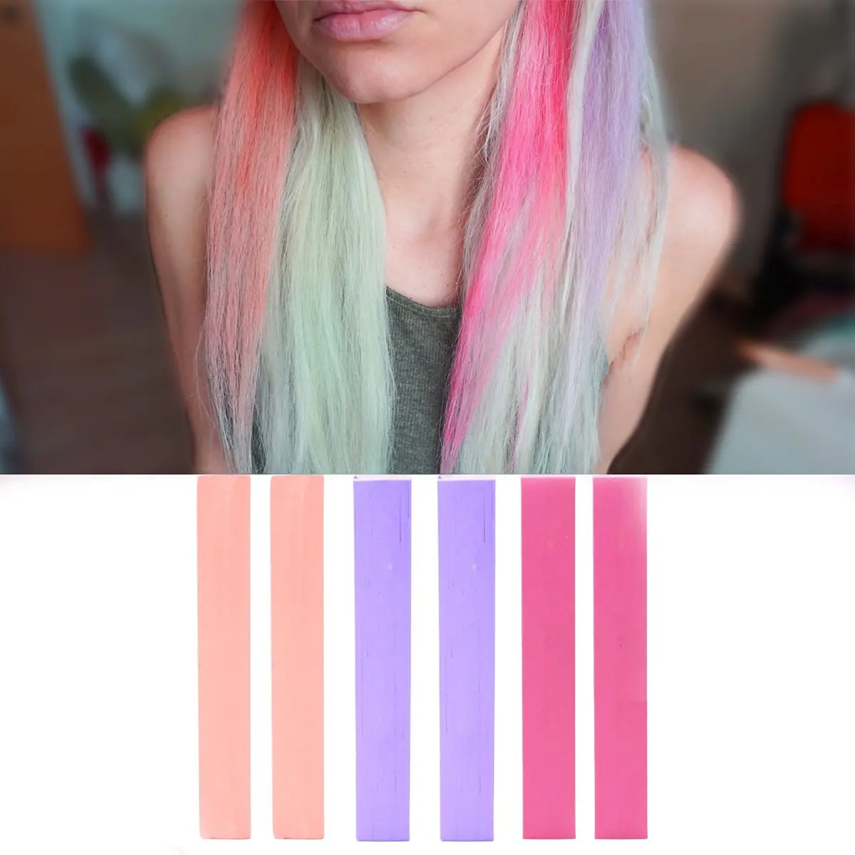 Buy Bohemian Chic Pearlescent Hair Dye Set Of 6 Kendall Pink