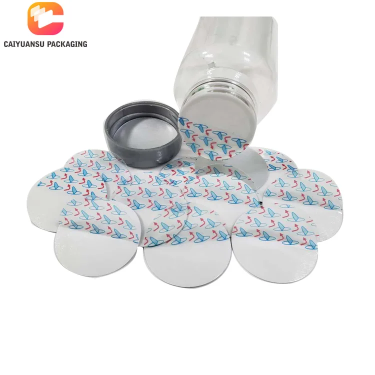 One Piece Aluminum Foil Bottle Cap Lift Peel Seal Liner Buy Lift Peel