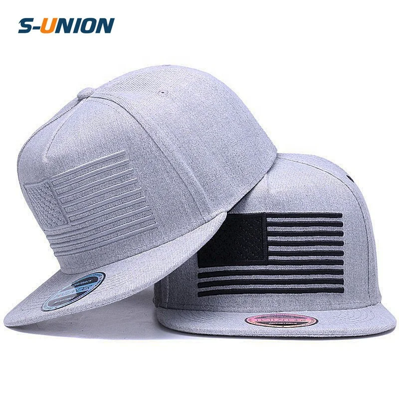 

S-UNION High quality original 3D Embroidery Flag cool flat bill baseball cap mens gorras hats women hip hop snapbacks caps