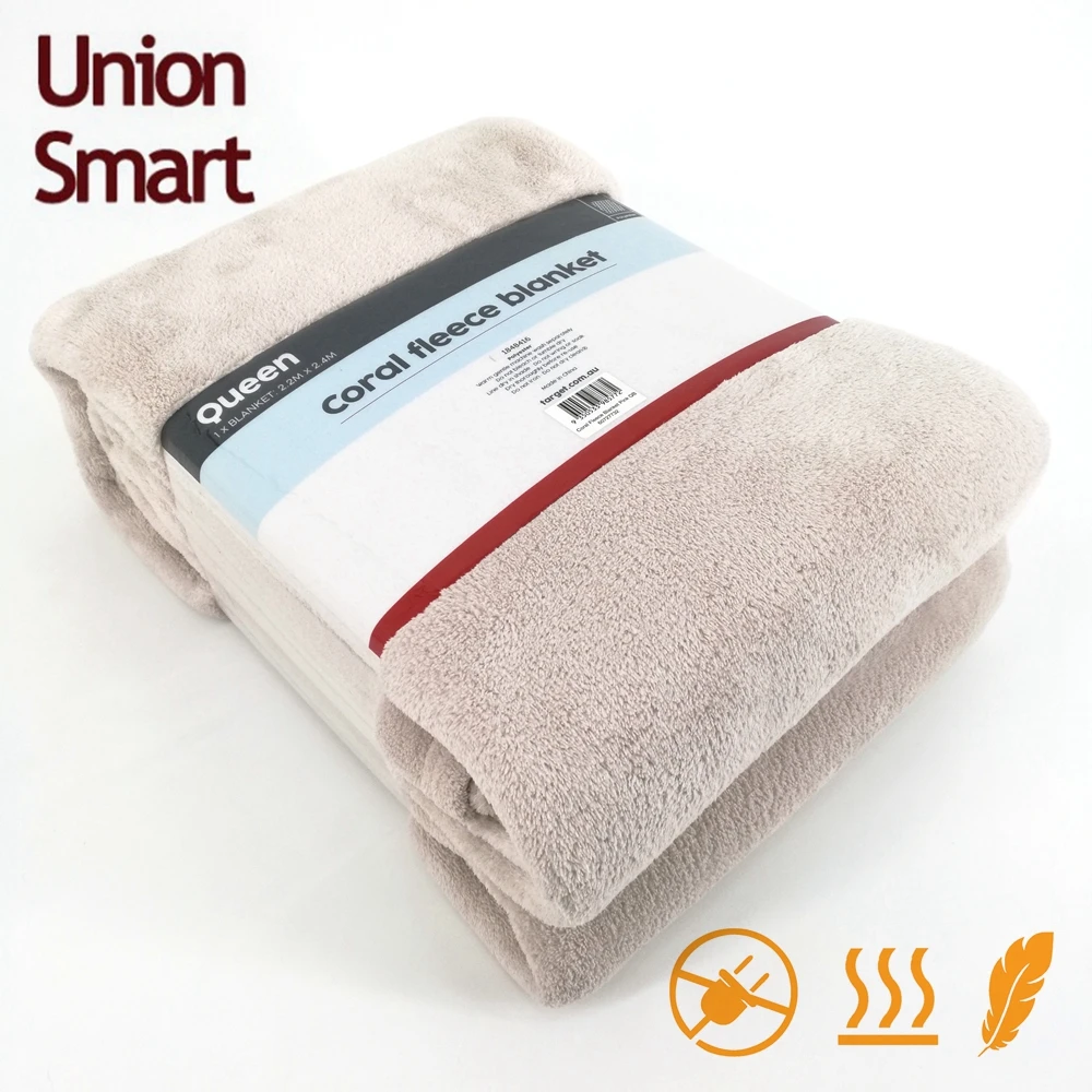 Polyester Warm And Comfortable Bed Frazadas Blankets Flannel Fleece