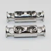 Nickel-Free Dual Hole Rope Clamp Spring Loaded Metal Cord Lock