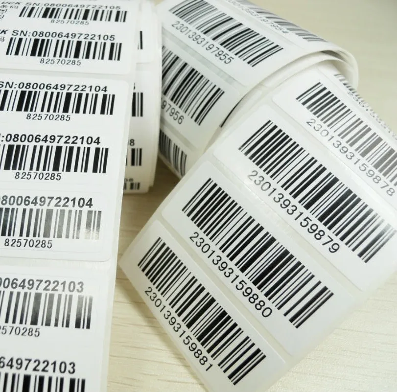 Strong Adhesive Bar Code Serial Number Sticker Printing - Buy Serial Number Sticker Printing,Bar ...