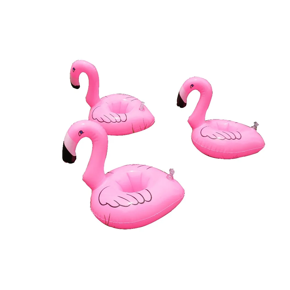 Pink Flamingo bebida piscina inflable flotador fabricantes-Equipo de