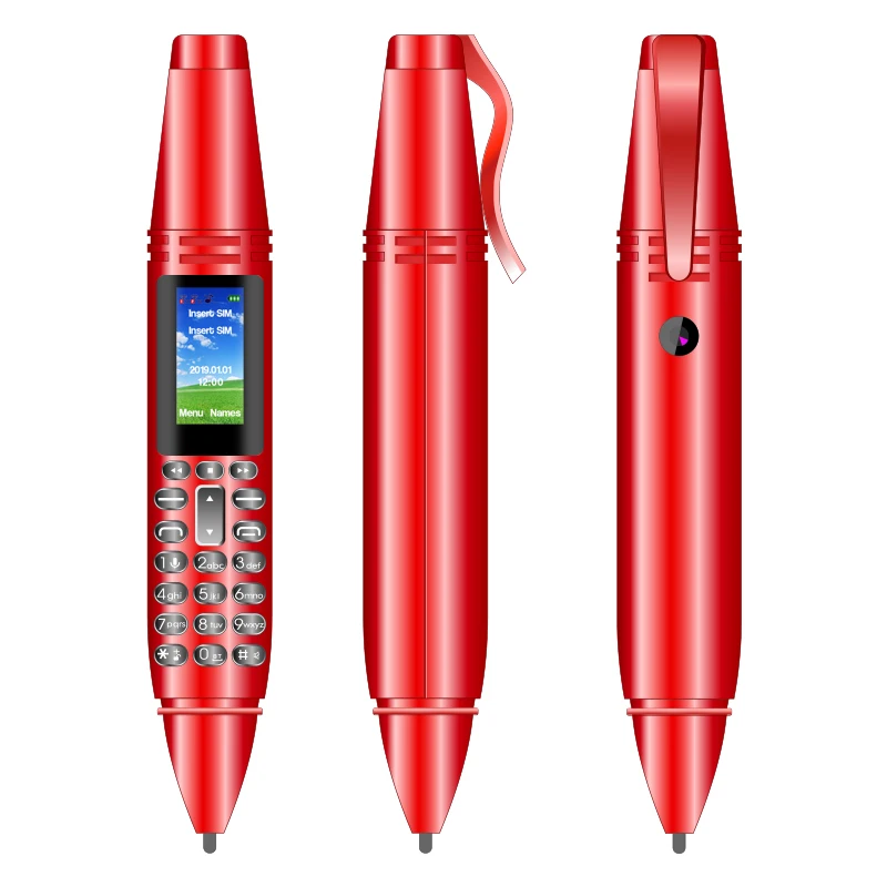 

0.96 Inch Screen Factory GSM Pen Shaped Mobile phones