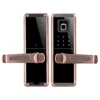 Electronic Smart Lock for Hotel Alarm Door with IC Card Password Fingerprint Hotel Door Adjustable Handle Lock