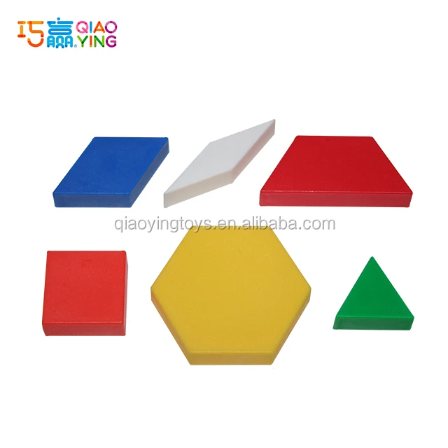 
Pattern Blocks, Fine Motor Skills Educational Kids Toys, Fun and Easy Learning Play Set 