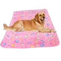 

Warm Dog Cat Fleece Blankets Sleep Mat Pad Bed Cover Soft Blanket for Kitten Puppy and Other Small Pet