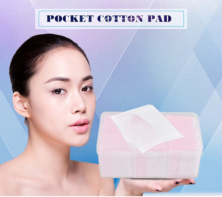 Wholesale Japanese Organic Pocket Cosmetic Cotton Pads For Daily