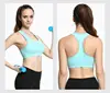 Ladies flexible cheap polyester running brooks sports bras