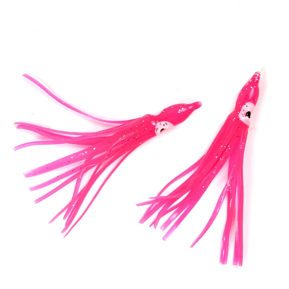 

TEIWOO hot sale 8cm 2g fishing squid pink lovely fishing lure octopus