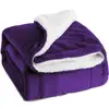 Thin fleece blanket with handle for kids
