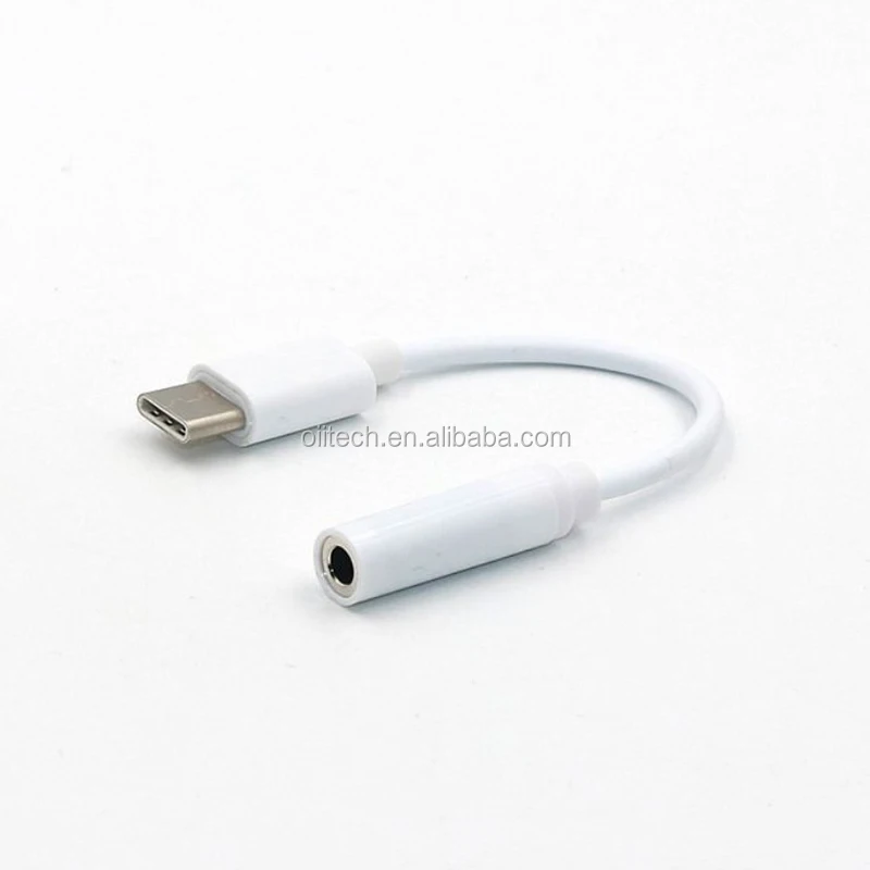 Usb C Audio Cable Adapter,Typec To 3.5 Mm Earphone Microphone Headset
