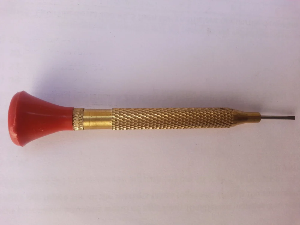 brass screwdriver