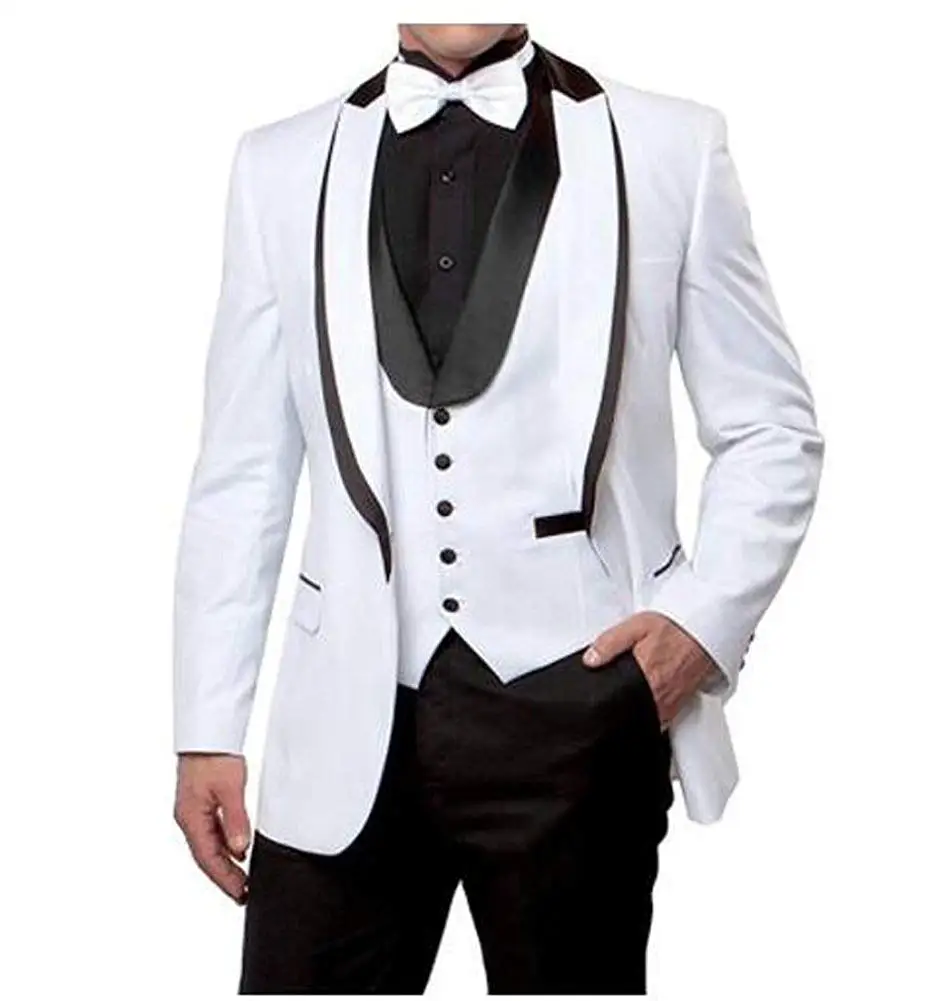 all white prom suit