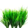 7-fork Green Imitation Plastic Artificial Grass Leaves Plant for Engagement Wedding Home Decoration Clover Plants Table Decors