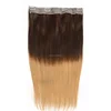 Hot! Worldwide distributors most wanted new style halo couture hair products ombre fish wire hair with clips