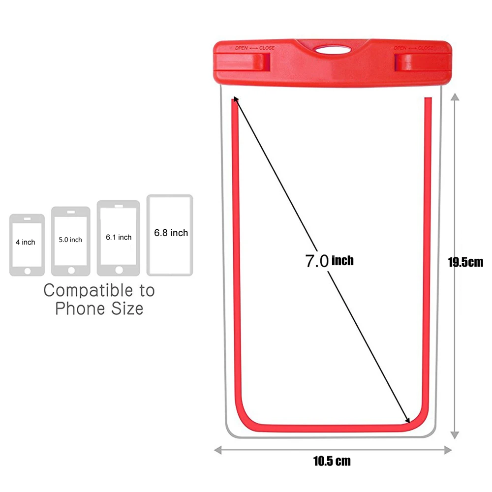 

Factory Price PVC Waterproof Phone Case/Cell Phone Waterproof Dry Bag/Floating Waterproof Phone Bag, N/a