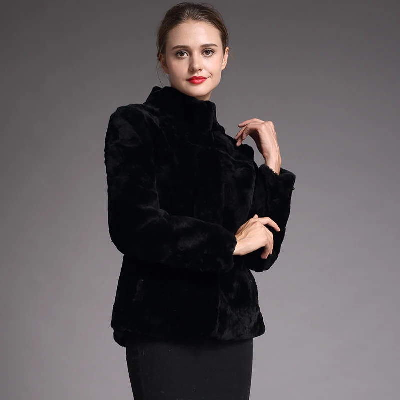 

127 New Wool Real Fur Coat Hooded Women Sheepskin Shearing Fur Coat with Fox Fur Hood, N/a