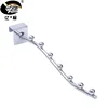 Wholesale retail wire display rack hooks toggery usage metal tube bar square rods hooks